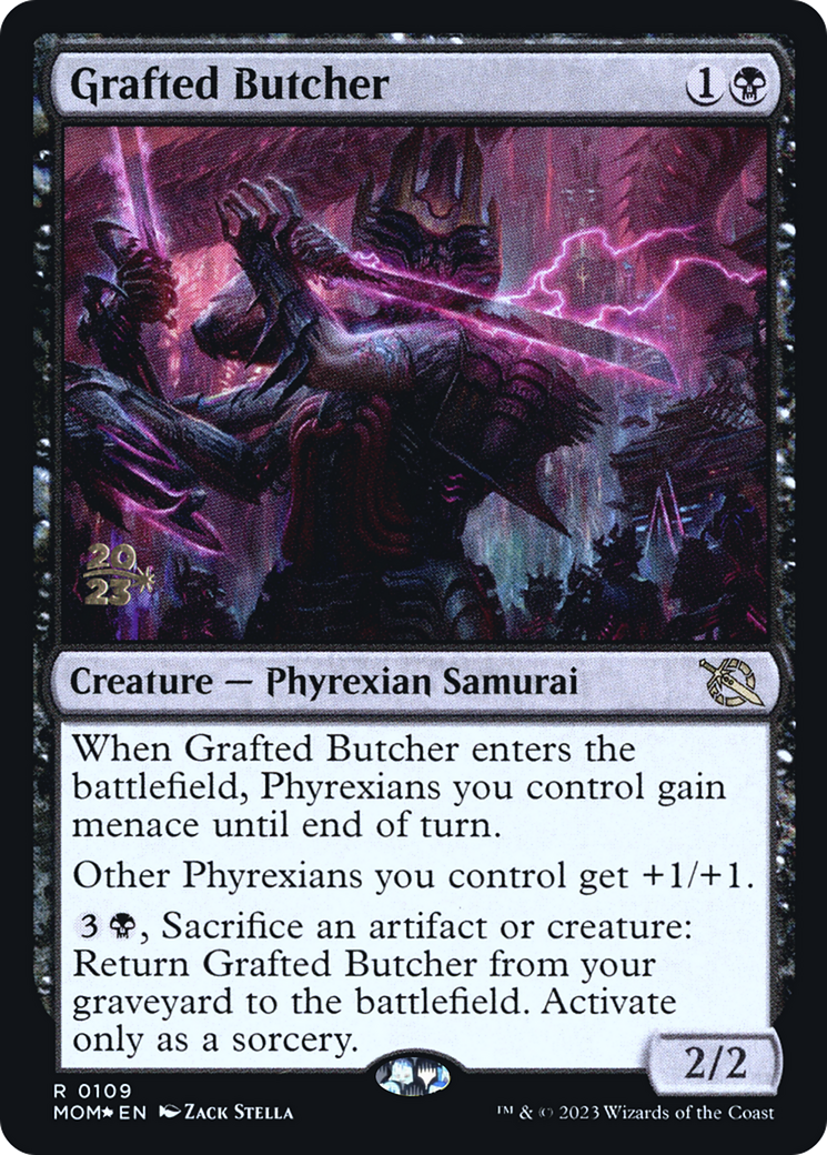 Grafted Butcher [March of the Machine Prerelease Promos] | Silver Goblin