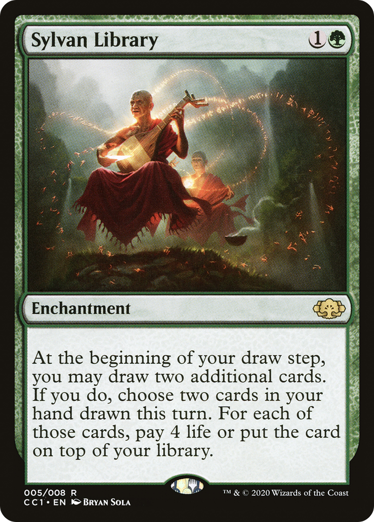 Sylvan Library [Commander Collection: Green] | Silver Goblin