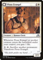 Pious Evangel // Wayward Disciple [Shadows over Innistrad] | Silver Goblin