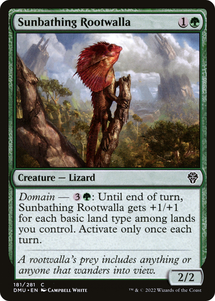 Sunbathing Rootwalla [Dominaria United] | Silver Goblin