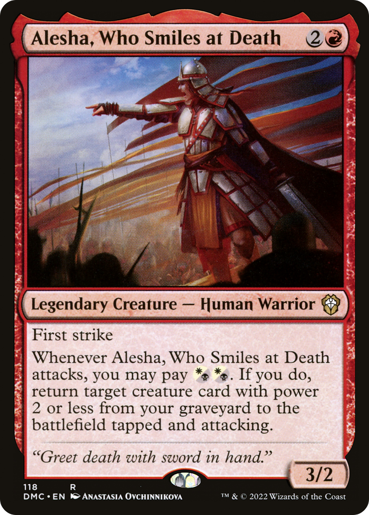 Alesha, Who Smiles at Death [Dominaria United Commander] | Silver Goblin