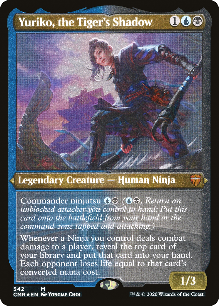 Yuriko, the Tiger's Shadow (Etched) [Commander Legends]