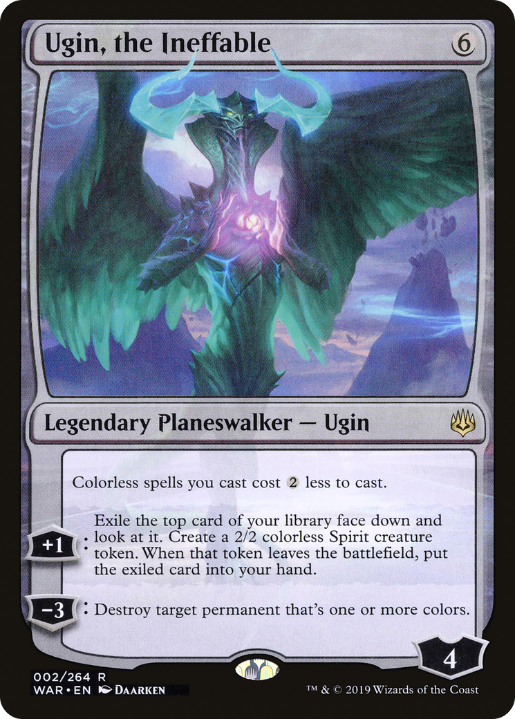 Ugin, the Ineffable [War of the Spark] | Silver Goblin