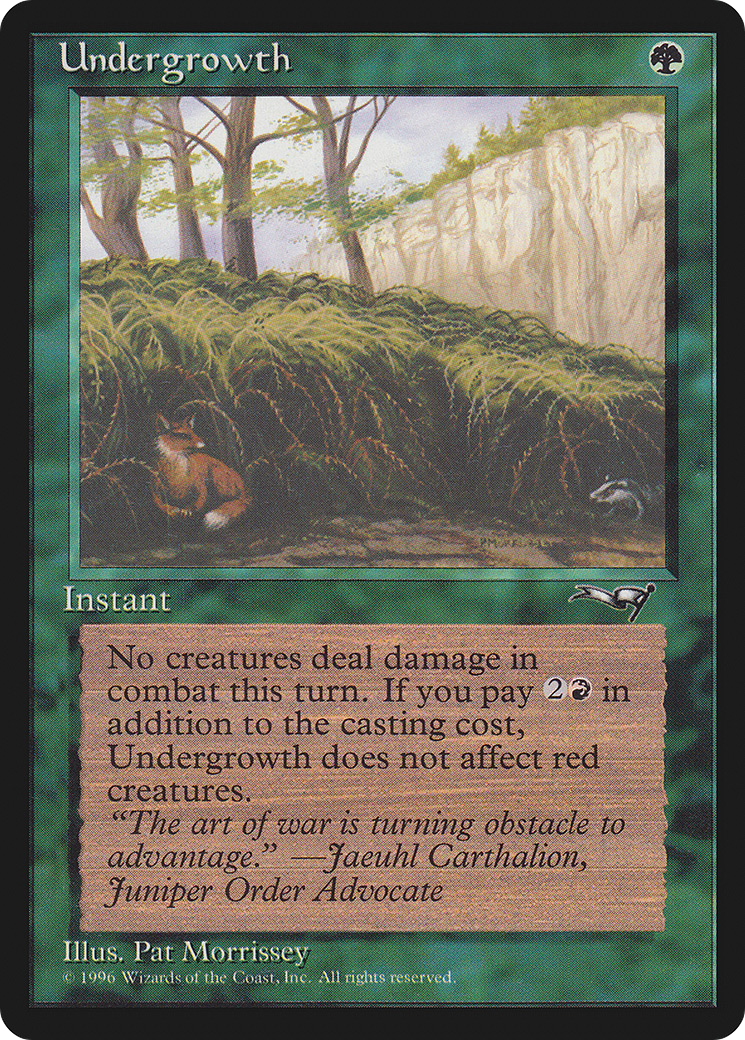 Undergrowth (Wiping Brow) [Alliances] | Silver Goblin