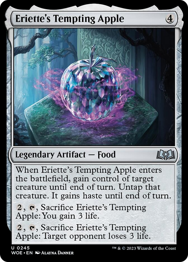 Eriette's Tempting Apple [Wilds of Eldraine] | Silver Goblin