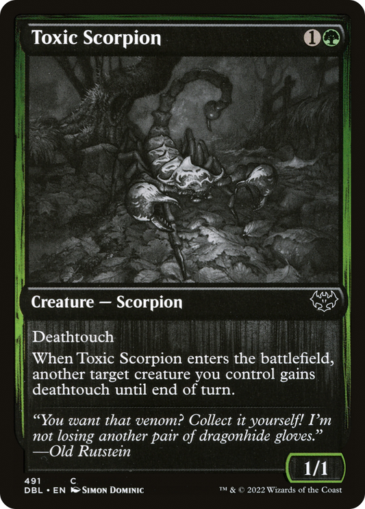Toxic Scorpion [Innistrad: Double Feature] Foil