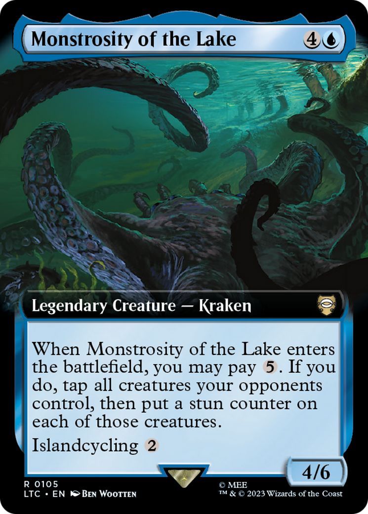 Monstrosity of the Lake (Extended Art) [The Lord of the Rings: Tales of Middle-Earth Commander] | Silver Goblin