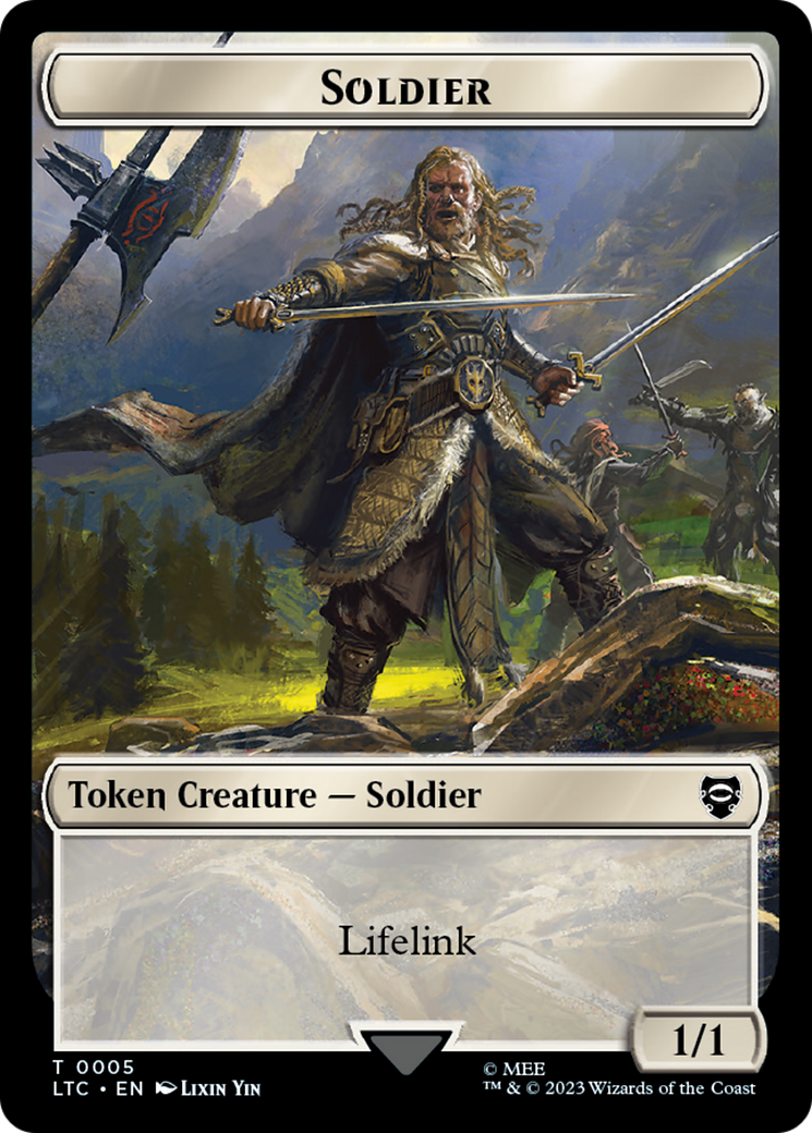 Soldier // Food Token [The Lord of the Rings: Tales of Middle-Earth Commander Tokens] | Silver Goblin