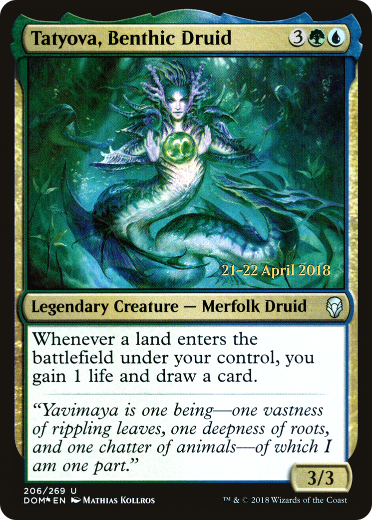 Tatyova, Benthic Druid [Dominaria Prerelease Promos] | Silver Goblin