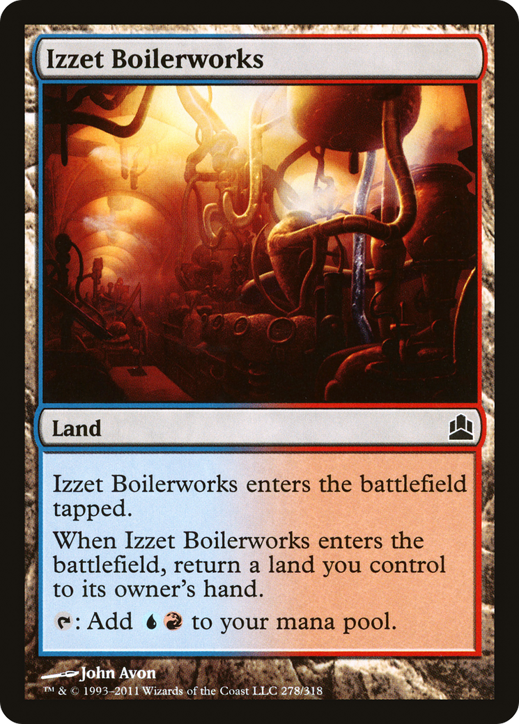 Izzet Boilerworks [Commander 2011] | Silver Goblin