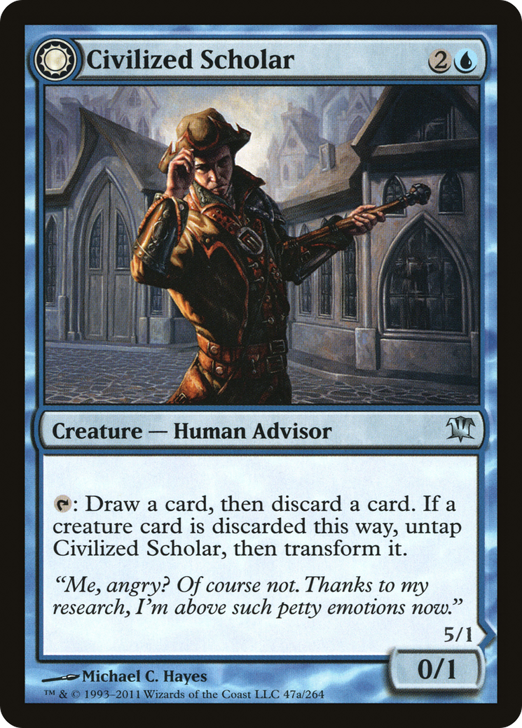 Civilized Scholar // Homicidal Brute [Innistrad] | Silver Goblin