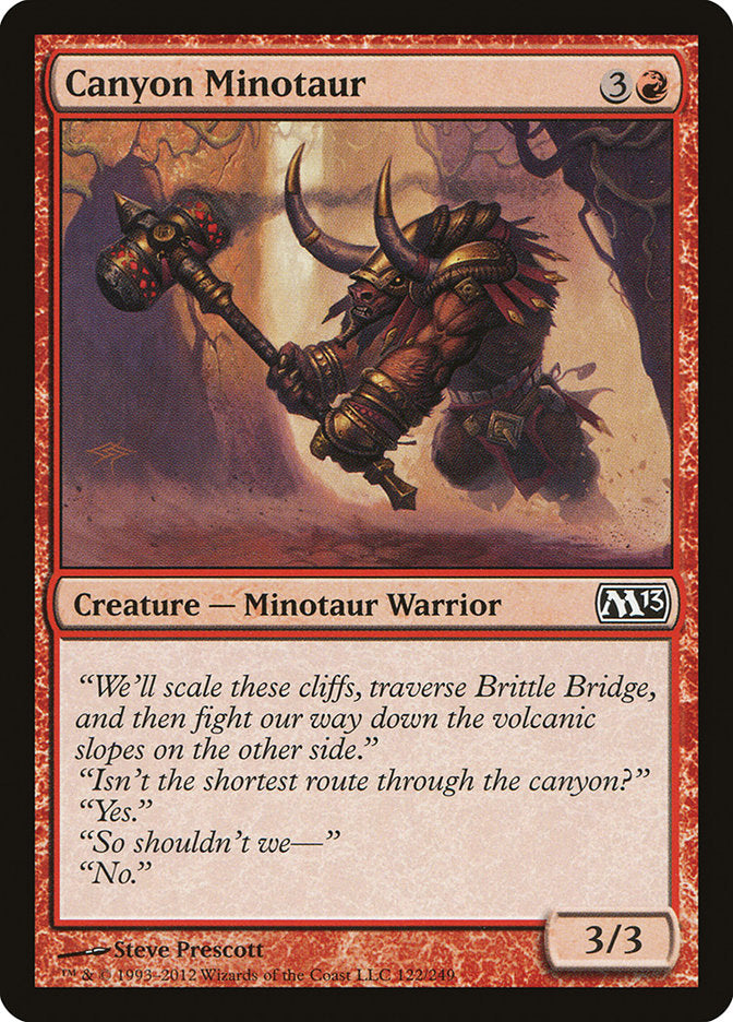 Canyon Minotaur [Magic 2013] | Silver Goblin