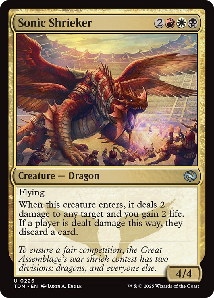 Sonic Shrieker (226) Foil - Tarkir: Dragonstorm