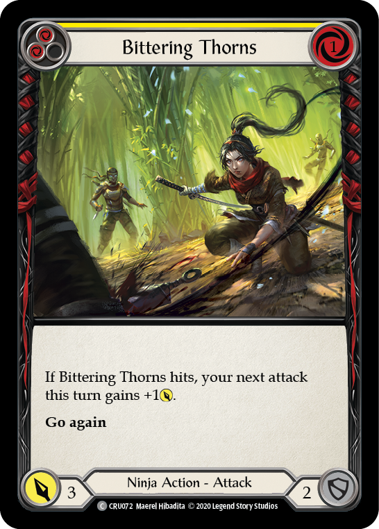 Bittering Thorns [CRU072] (Crucible of War)  1st Edition Normal | Silver Goblin