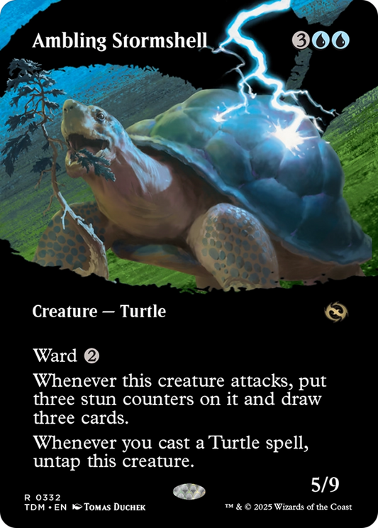 Ambling Stormshell (Borderless) (332) - Tarkir: Dragonstorm