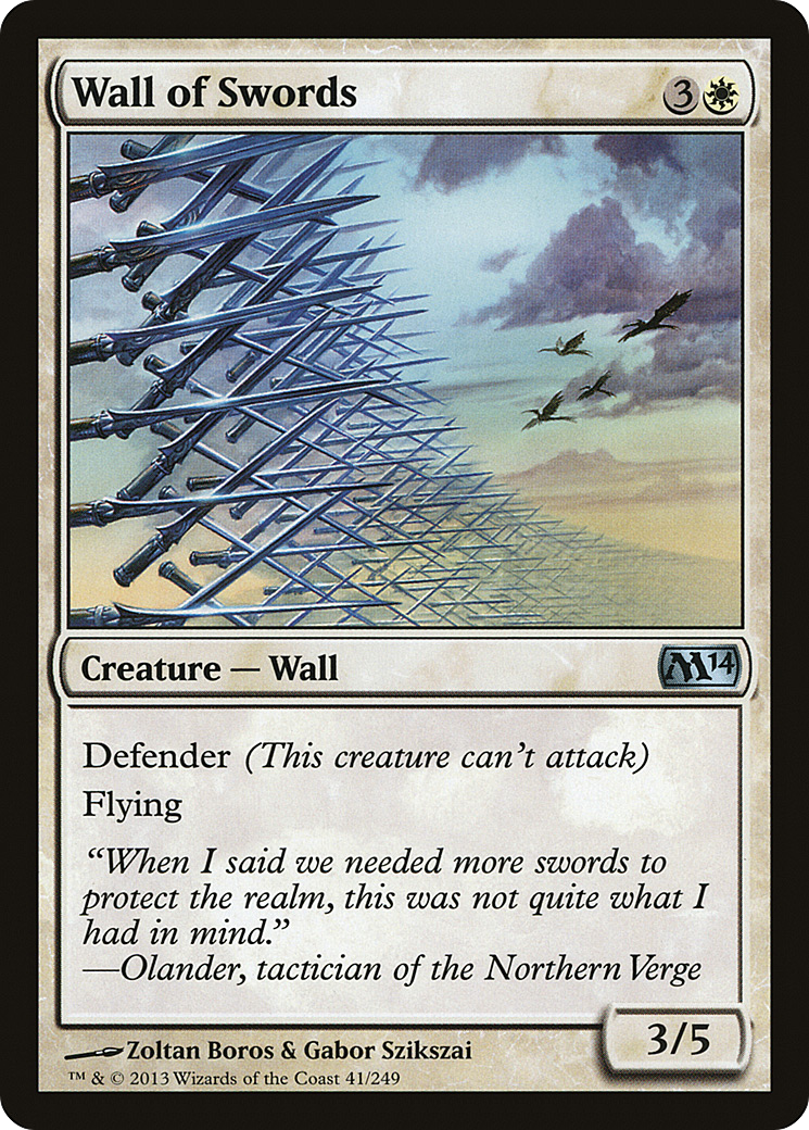 Wall of Swords [Magic 2014] | Silver Goblin