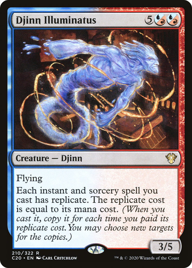 Djinn Illuminatus [Commander 2020] | Silver Goblin