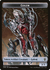 Copy (013) // Golem Double-Sided Token [Commander Legends Tokens] | Silver Goblin