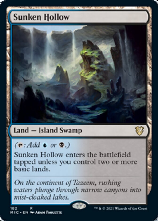 Sunken Hollow [Innistrad: Midnight Hunt Commander] | Silver Goblin