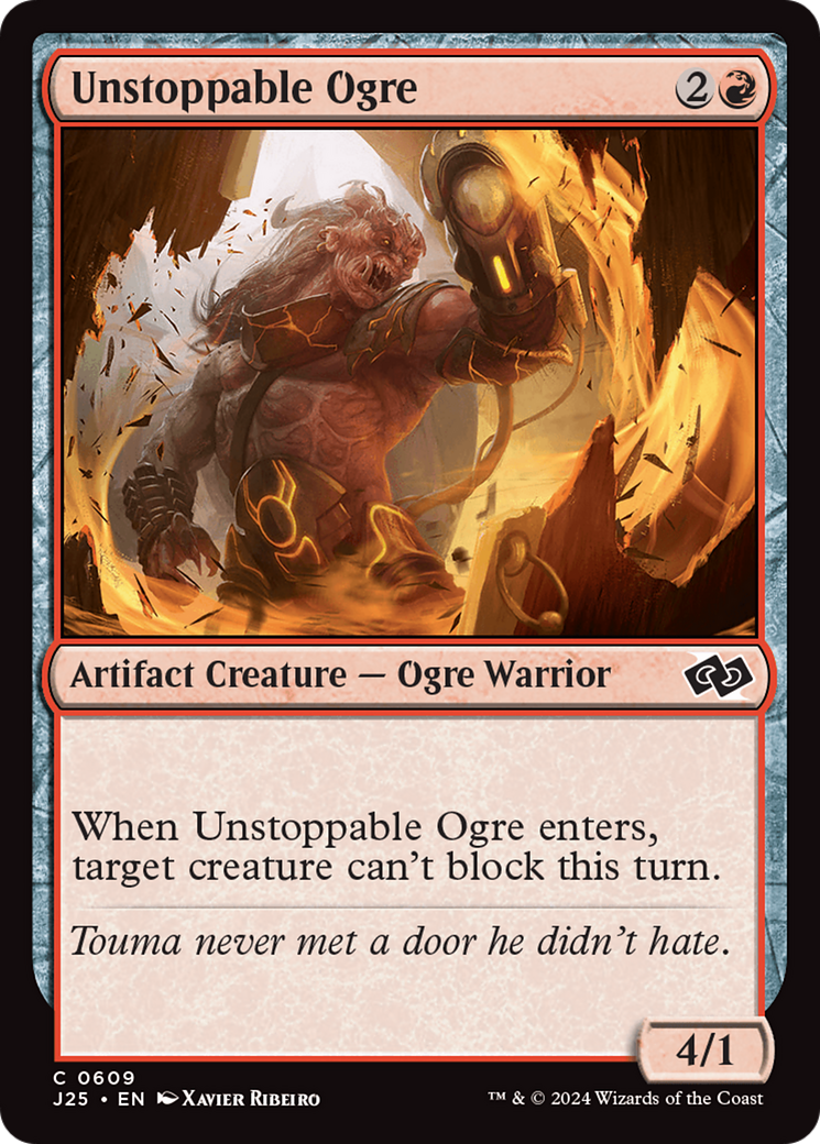 Unstoppable Ogre [Foundations Jumpstart] | Silver Goblin