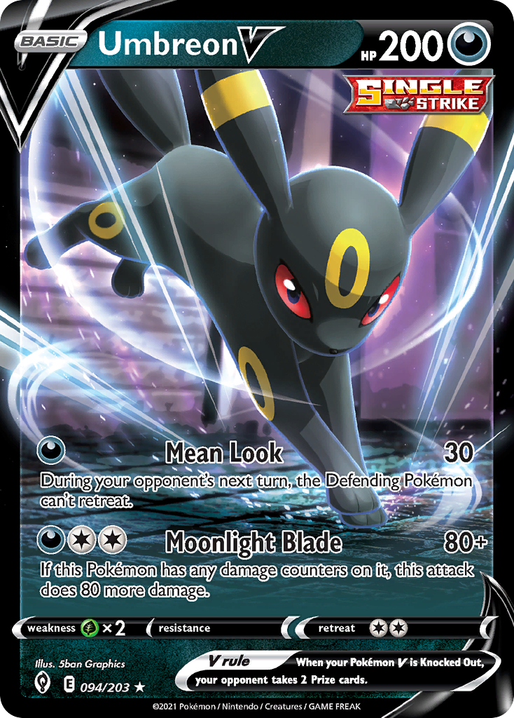 Umbreon V (094/203) (Intro Deck) [Sword & Shield: Evolving Skies] | Silver Goblin