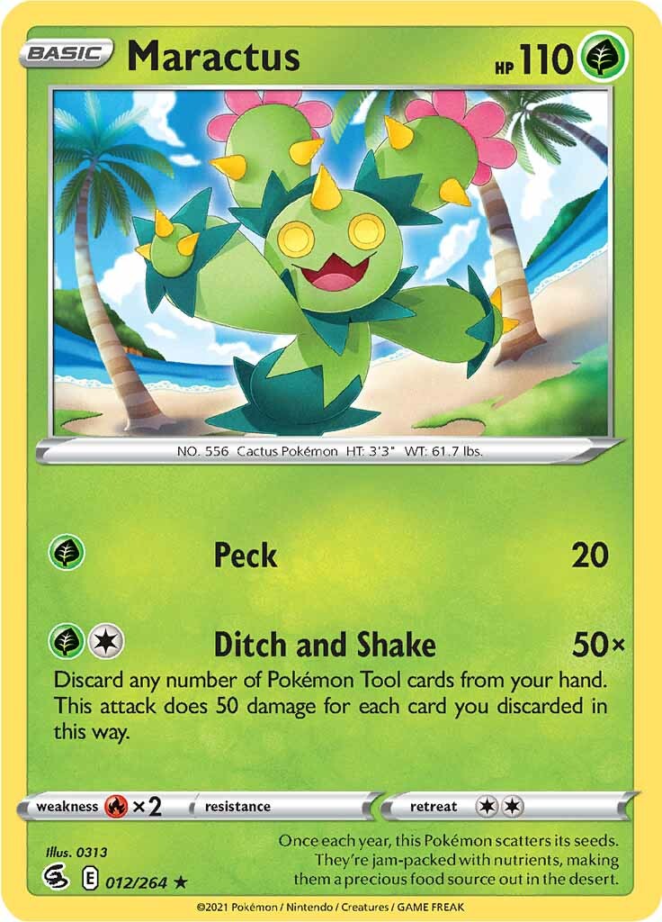 Maractus (012/264) [Sword & Shield: Fusion Strike] | Silver Goblin