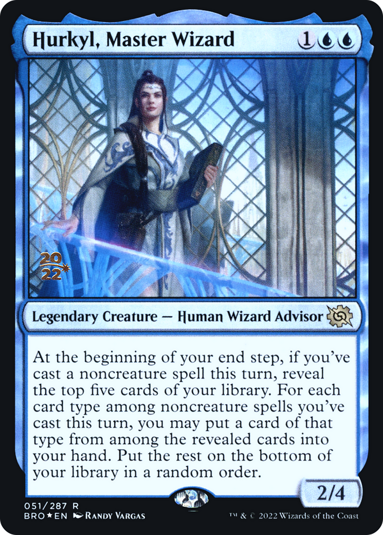 Hurkyl, Master Wizard [The Brothers' War Prerelease Promos] | Silver Goblin