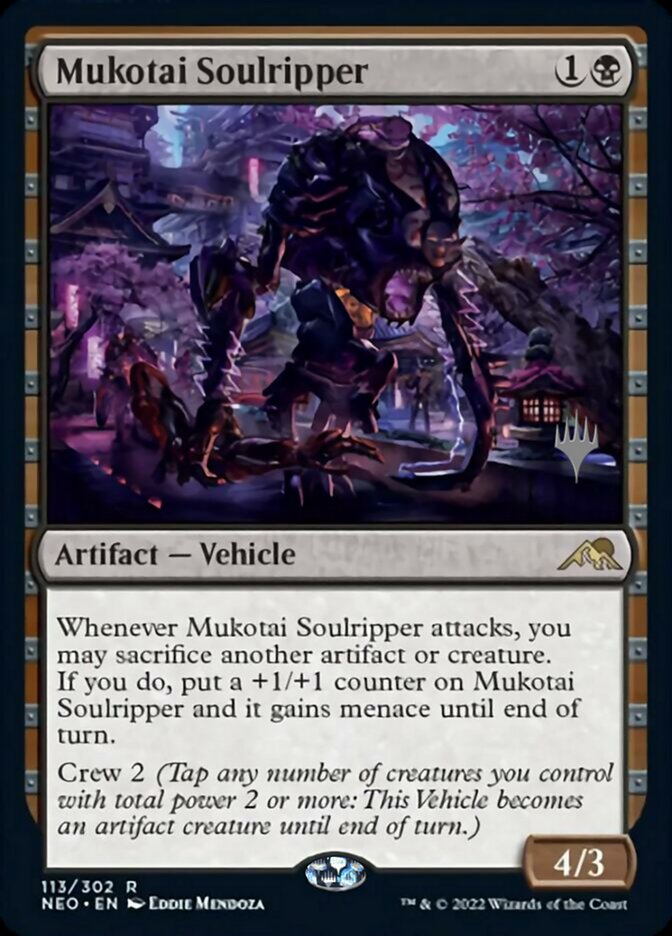 Mukotai Soulripper (Promo Pack) [Kamigawa: Neon Dynasty Promos] | Silver Goblin