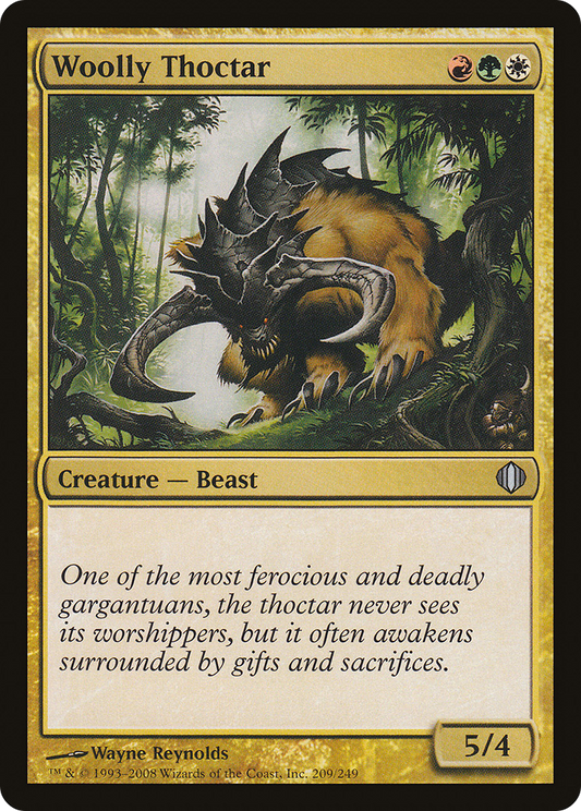 Woolly Thoctar [Shards of Alara] Foil