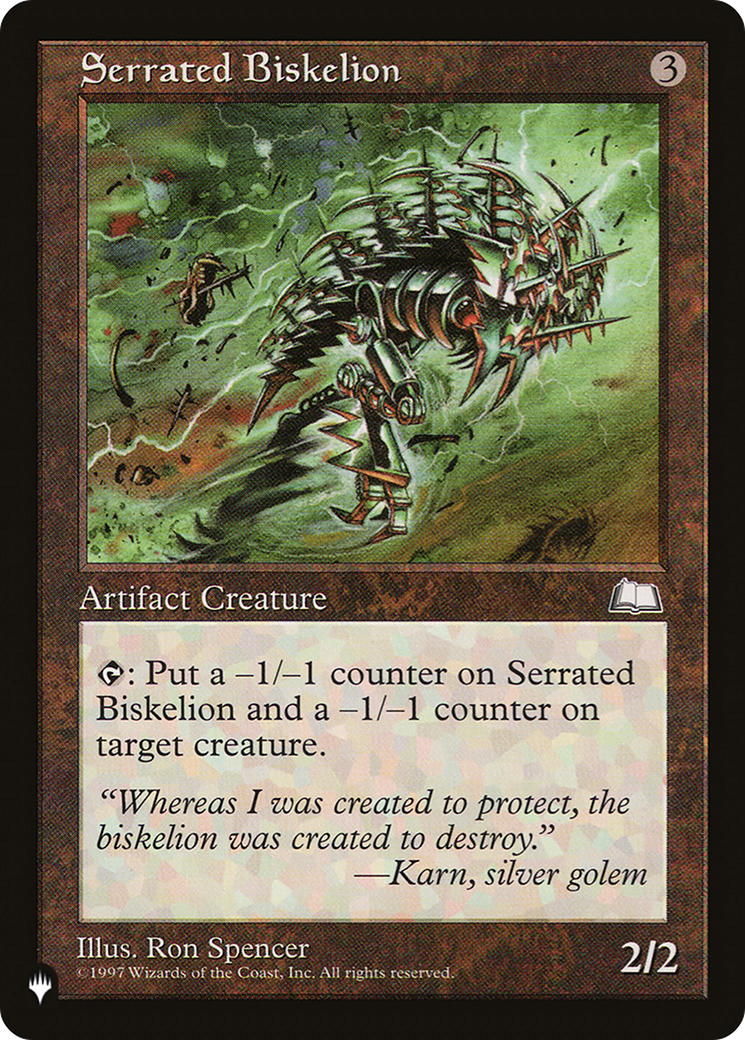 Serrated Biskelion [The List] | Silver Goblin