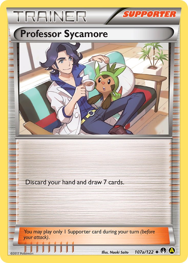 Professor Sycamore (107a/122) [Alternate Art Promos] | Silver Goblin