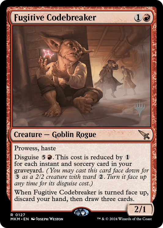 Fugitive Codebreaker (Promo Pack) [Murders at Karlov Manor Promos] Foil