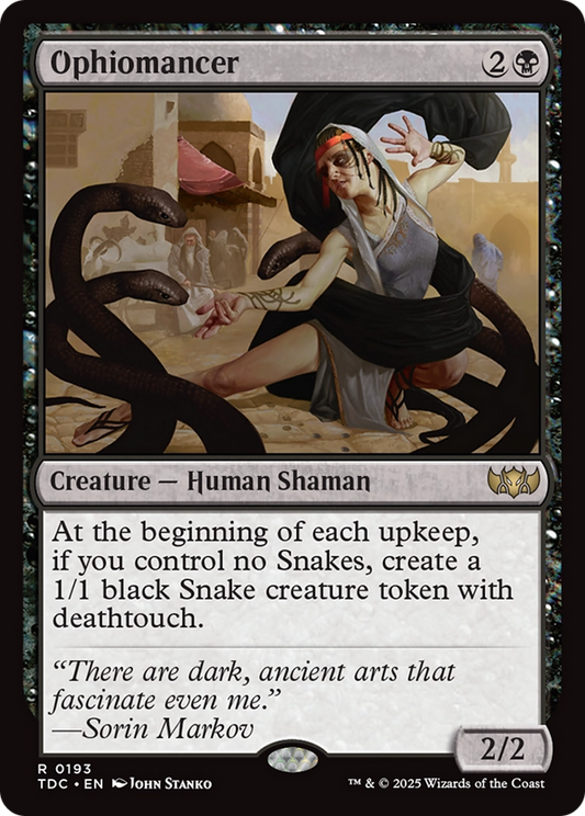 Ophiomancer (193) - Commander: Tarkir: Dragonstorm