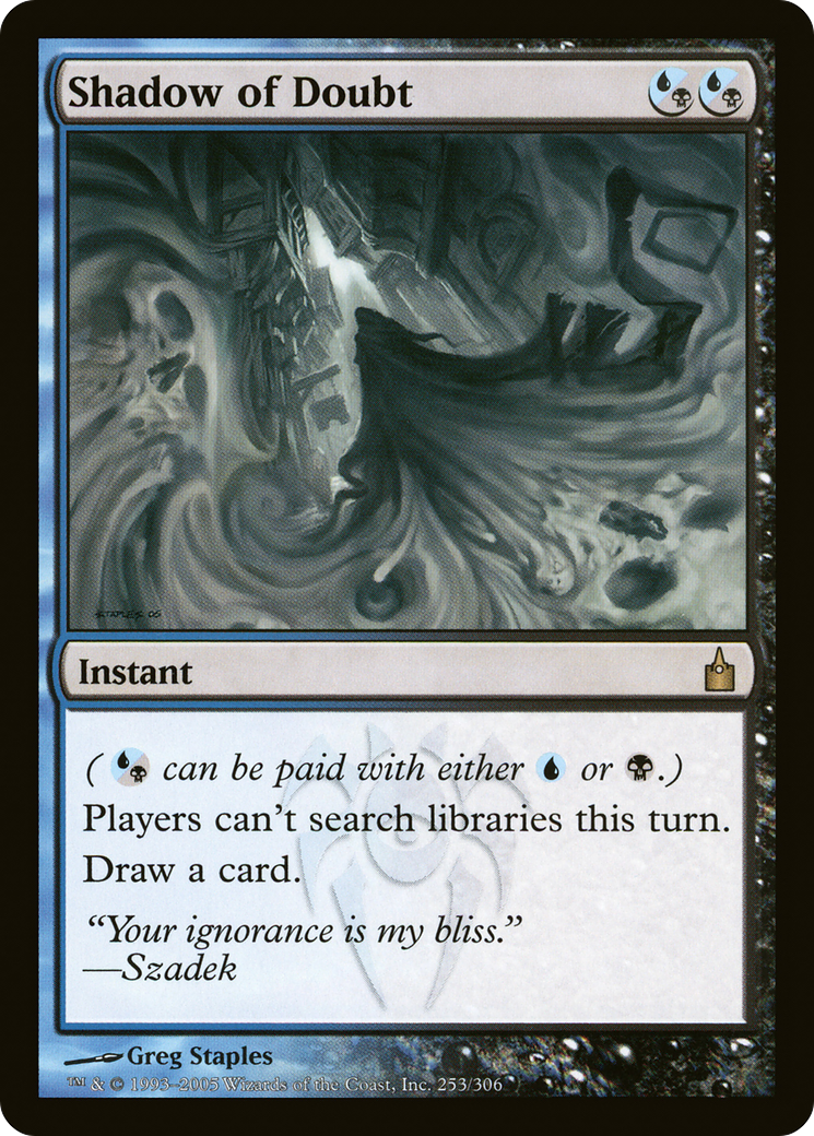 Shadow of Doubt [Ravnica: City of Guilds] | Silver Goblin