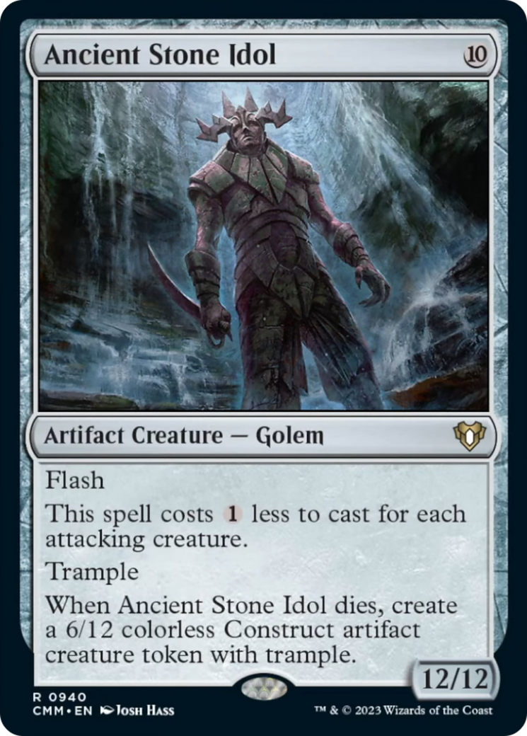 Ancient Stone Idol [Commander Masters] | Silver Goblin