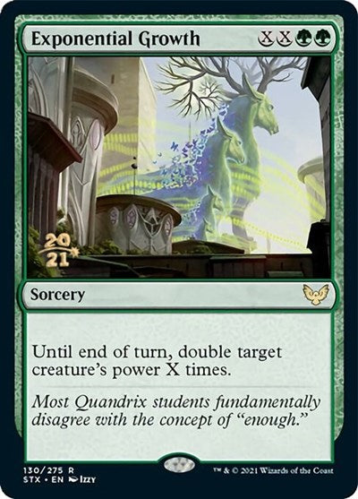 Exponential Growth [Strixhaven: School of Mages Prerelease Promos] | Silver Goblin