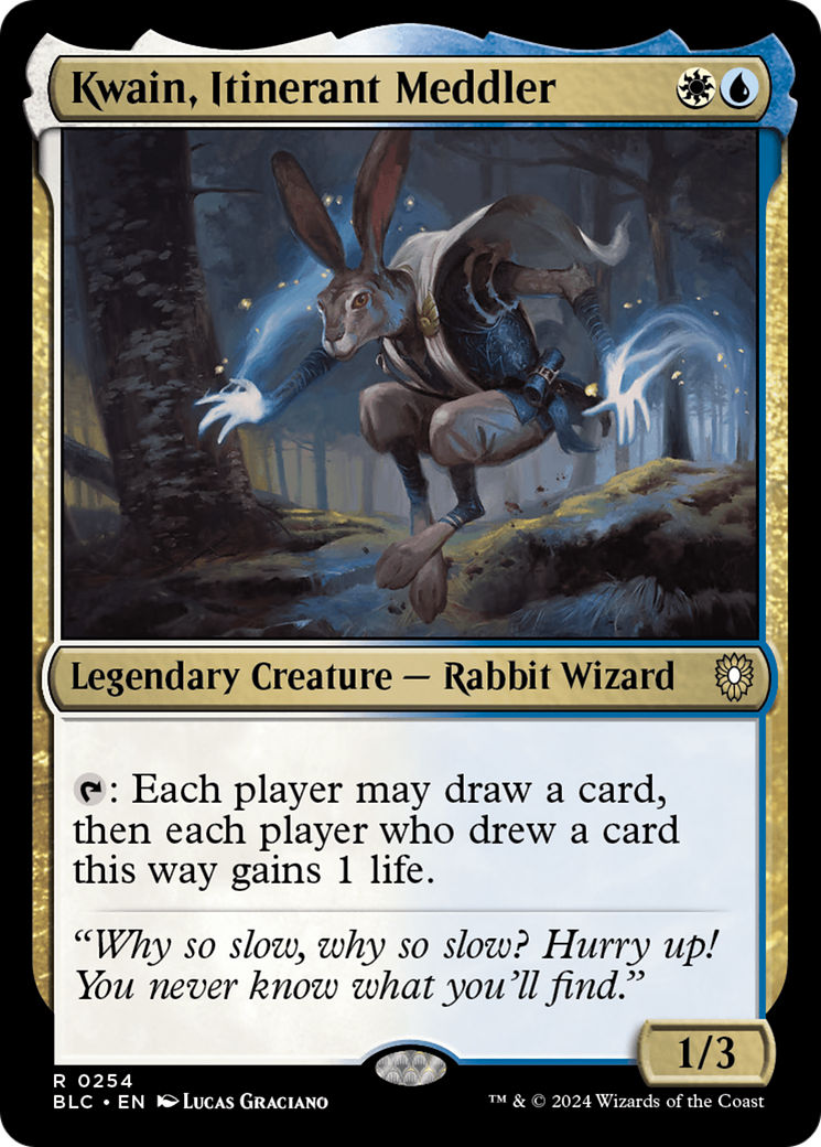 Kwain, Itinerant Meddler [Bloomburrow Commander] | Silver Goblin