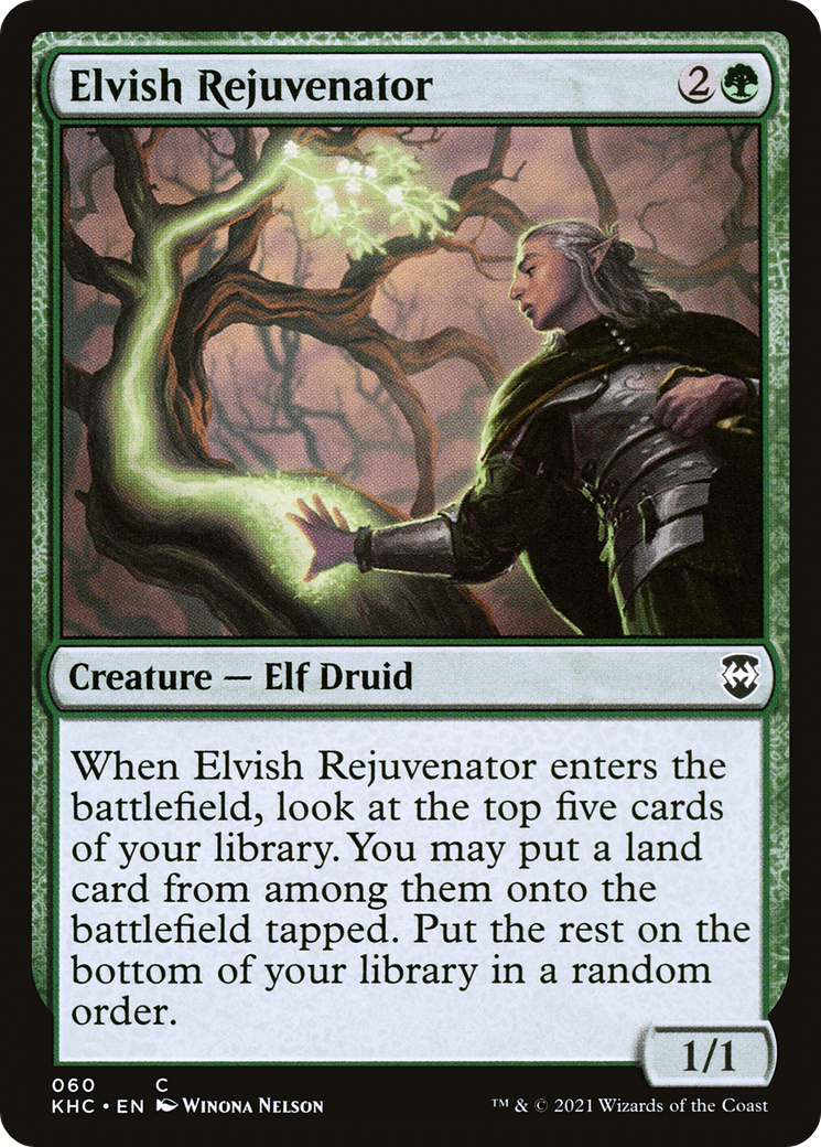 Elvish Rejuvenator [Kaldheim Commander] | Silver Goblin