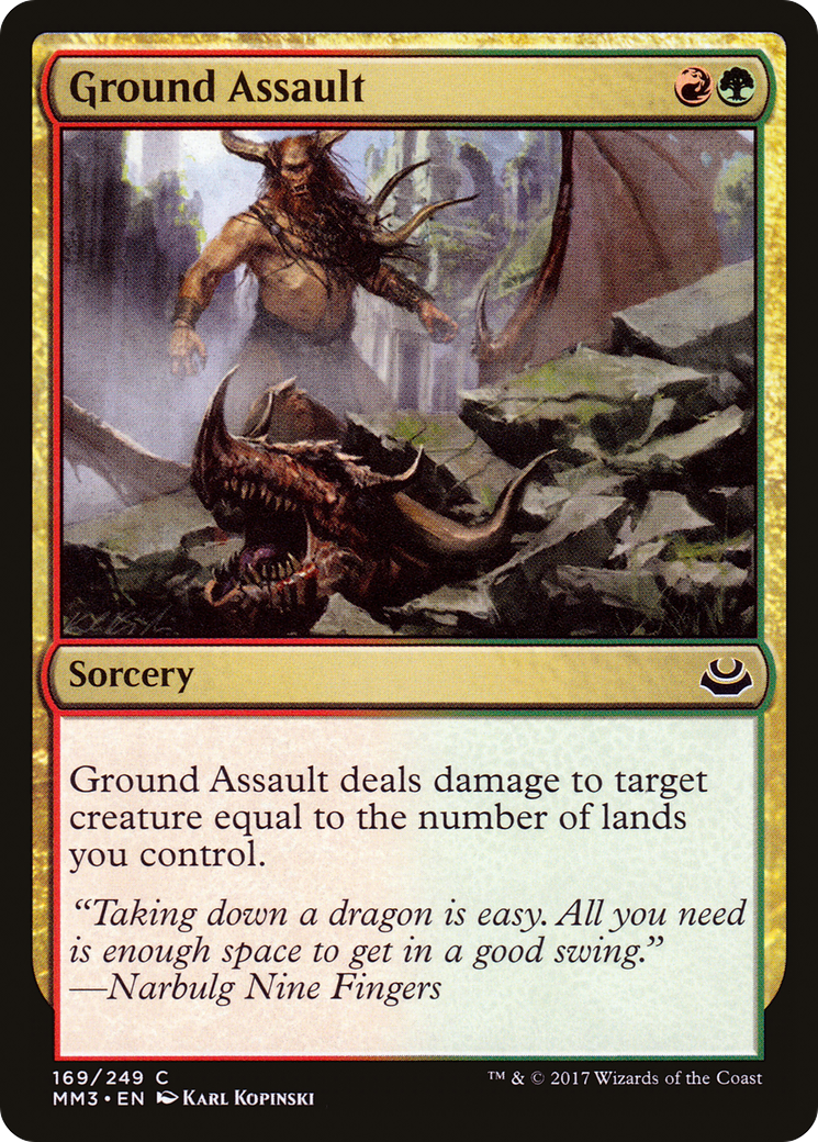 Ground Assault [Modern Masters 2017] | Silver Goblin