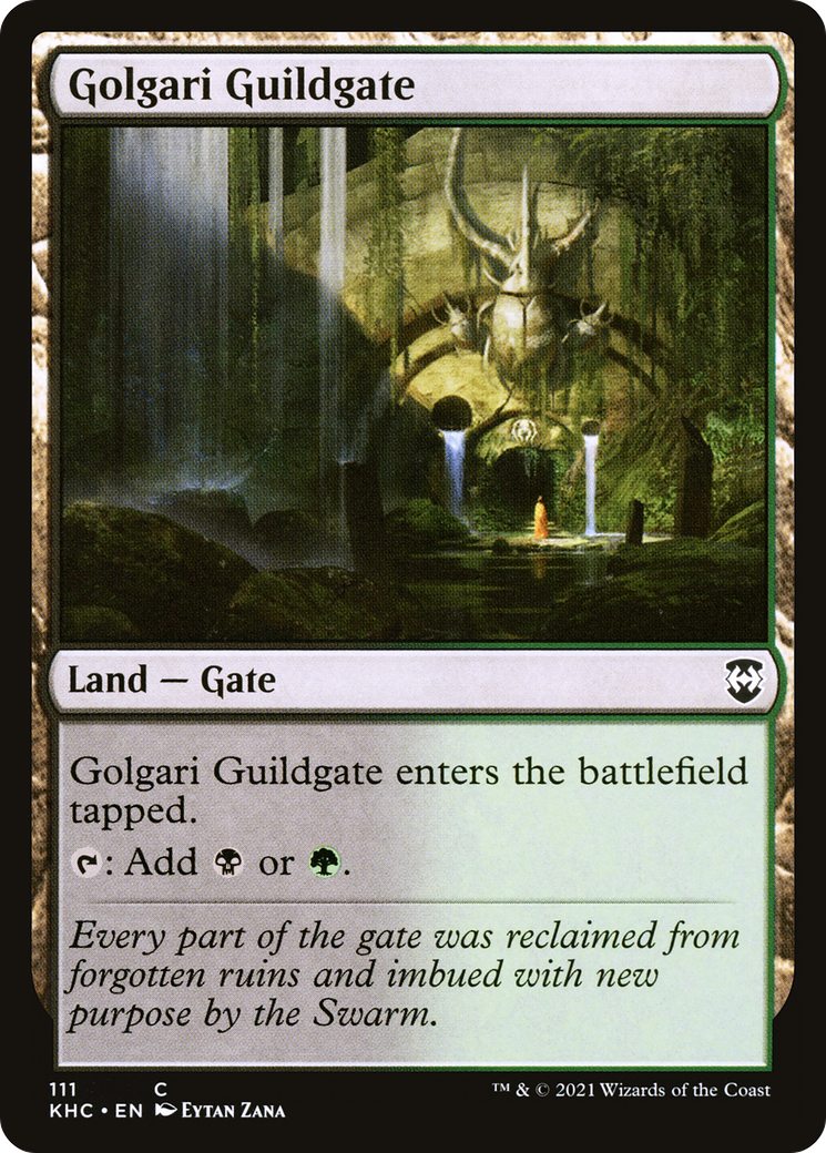 Golgari Guildgate [Kaldheim Commander] | Silver Goblin