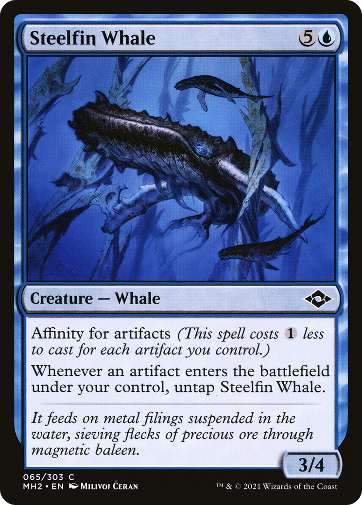 Steelfin Whale [Modern Horizons 2] | Silver Goblin