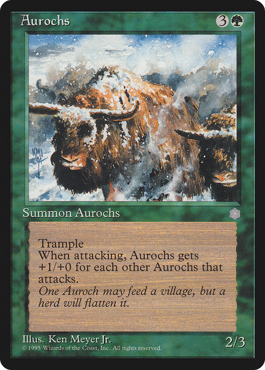 Aurochs [Ice Age]