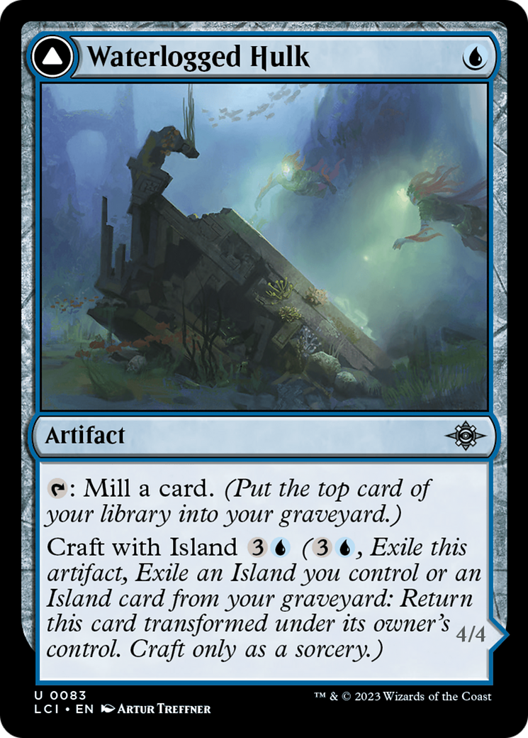 Waterlogged Hulk // Watertight Gondola [The Lost Caverns of Ixalan] | Silver Goblin