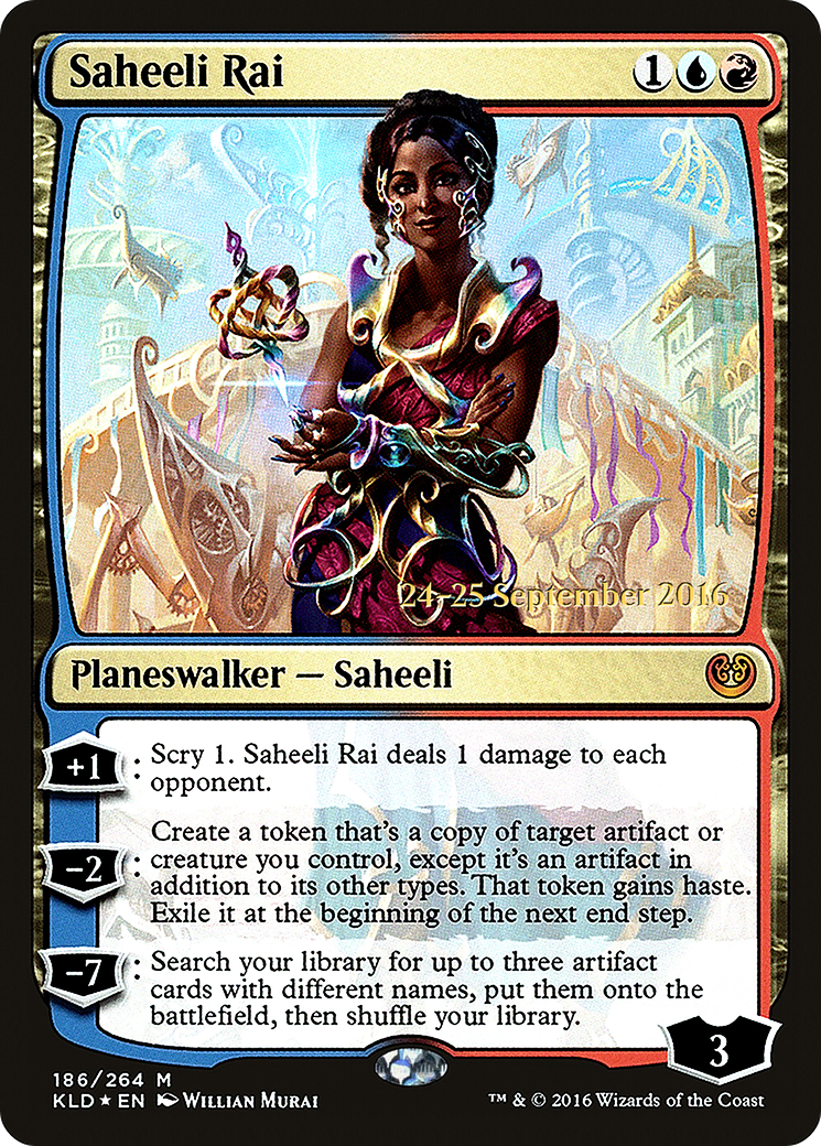 Saheeli Rai [Kaladesh Prerelease Promos] | Silver Goblin