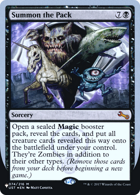 Summon the Pack (Unfinity Foil Edition) [The List]