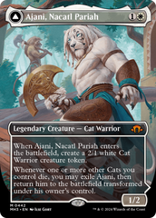 Ajani, Nacatl Pariah // Ajani, Nacatl Avenger (Borderless) [Modern Horizons 3] | Silver Goblin