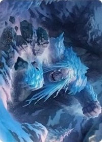 Icehide Troll Art Card [Kaldheim Art Series] | Silver Goblin