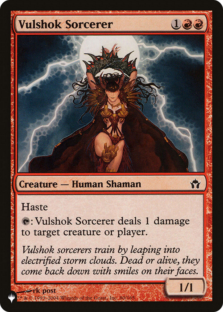 Vulshok Sorcerer [The List] Foil