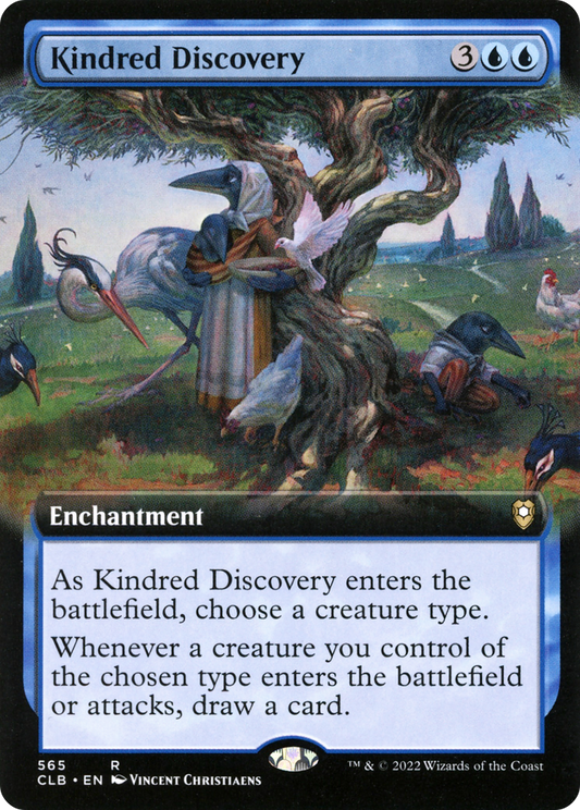 Kindred Discovery (Extended Art) [Commander Legends: Battle for Baldur's Gate]