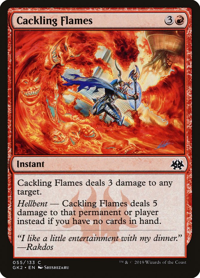 Cackling Flames [Ravnica Allegiance Guild Kit] | Silver Goblin